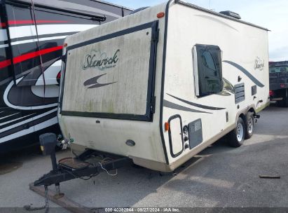 2015 FLAGSTAFF SHAMROCK FOREST RIVER M19 TRAVEL TRAILER 0SLD WHIT White  Other 4X4TFLU23FZ137313 photo #3