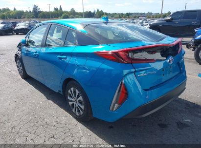 2021 TOYOTA PRIUS PRIME XLE Blue  Hybrid JTDKAMFP5M3174989 photo #4