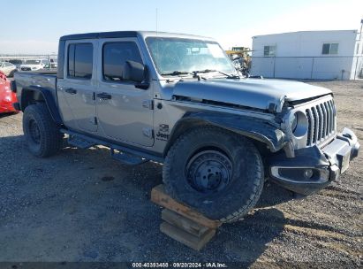 2021 JEEP GLADIATOR SPORT S 4X4 Silver  Gasoline 1C6HJTAG4ML524194 photo #1