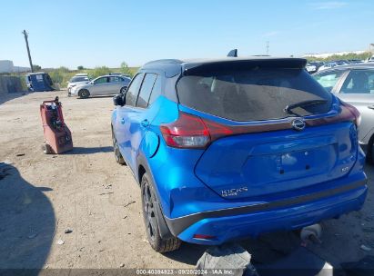 2022 NISSAN KICKS SR XTRONIC CVT Blue  Gasoline 3N1CP5DV3NL480639 photo #4