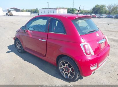 2012 FIAT 500 SPORT Red  Gasoline 3C3CFFBR1CT112182 photo #4