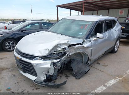 2020 CHEVROLET BLAZER FWD 1LT Silver  Gasoline 3GNKBBRA5LS630434 photo #3