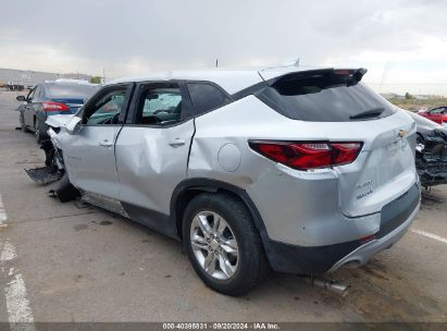 2020 CHEVROLET BLAZER FWD 1LT Silver  Gasoline 3GNKBBRA5LS630434 photo #4