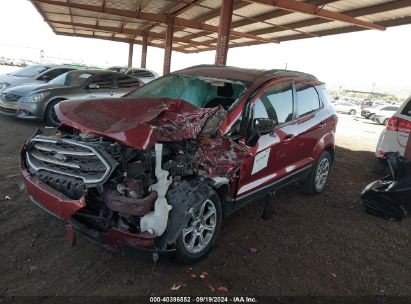 2019 FORD ECOSPORT SE Maroon  Gasoline MAJ3S2GE3KC279746 photo #3