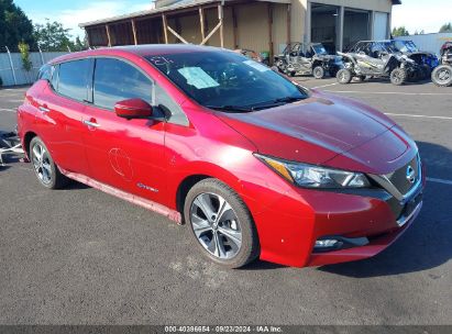 2019 NISSAN LEAF SL Red  Electric 1N4AZ1CP7KC301445 photo #1