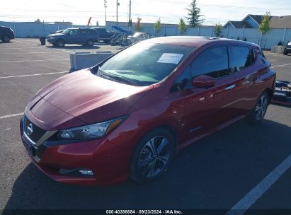 2019 NISSAN LEAF SL Red  Electric 1N4AZ1CP7KC301445 photo #3