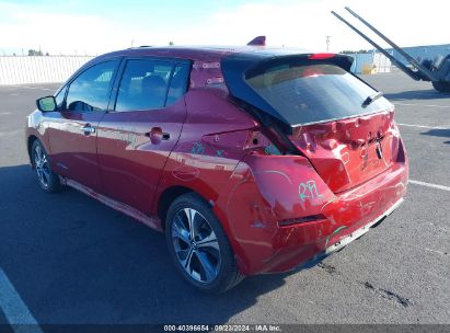 2019 NISSAN LEAF SL Red  Electric 1N4AZ1CP7KC301445 photo #4