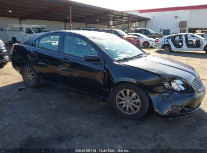 2007 MITSUBISHI GALANT ES Black  Gasoline 4A3AB56FX7E016899 photo #1