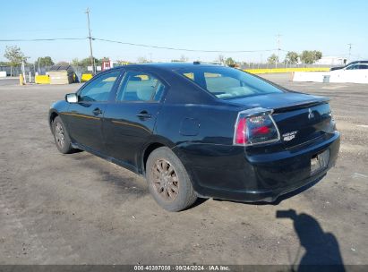 2007 MITSUBISHI GALANT ES Black  Gasoline 4A3AB56FX7E016899 photo #4