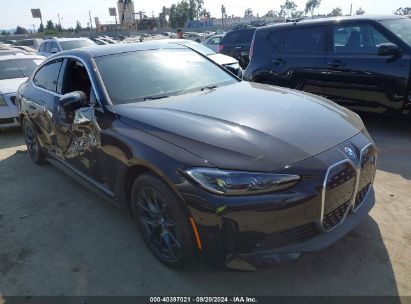 2024 BMW I4 EDRIVE35 Black  Electric WBY43AW09RFS93217 photo #1