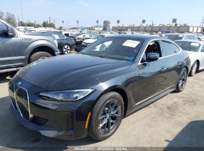 2024 BMW I4 EDRIVE35 Black  Electric WBY43AW09RFS93217 photo #3