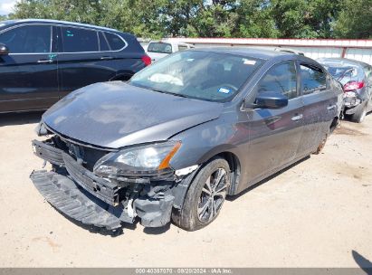 2015 NISSAN SENTRA S Gray  Gasoline 3N1AB7AP3FY346404 photo #3