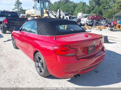 2018 BMW 230I Red  Gasoline WBA2M7C54JVA97267 photo #4