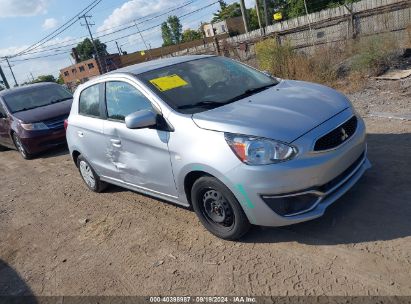 2020 MITSUBISHI MIRAGE ES Silver  Gasoline ML32A3HJ1LH005253 photo #1