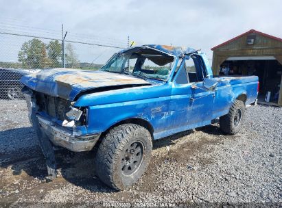 1988 FORD F250 Blue  Gasoline 1FTHF25H3JNB80316 photo #3