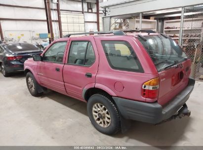 1998 ISUZU RODEO S/LS Red  Gasoline 4S2CM58W2W4311409 photo #4