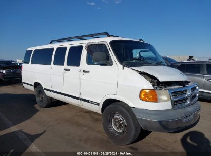 2000 DODGE RAM WAGON 3500 White  Gasoline 2B5WB35Z9YK101246 photo #1