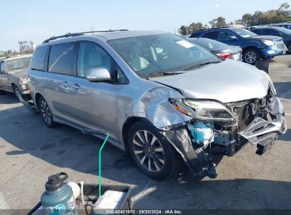 2018 TOYOTA SIENNA LIMITED 7 PASSENGER Gray  Gasoline 5TDYZ3DC6JS957617 photo #1