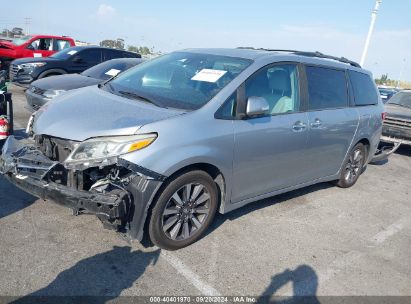 2018 TOYOTA SIENNA LIMITED 7 PASSENGER Gray  Gasoline 5TDYZ3DC6JS957617 photo #3