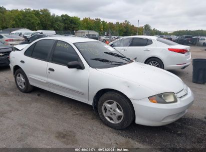 2003 CHEVROLET CAVALIER White  Gasoline 1G1JC52F337131177 photo #1