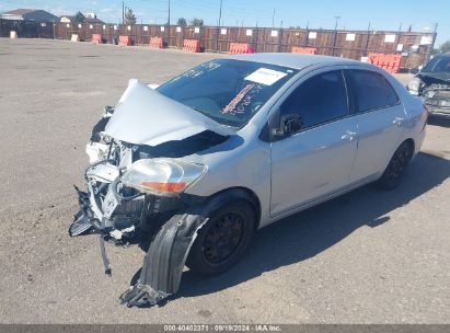 2008 TOYOTA YARIS Silver  Gasoline JTDBT923281285057 photo #3