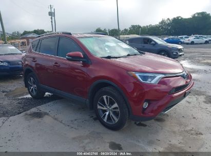 2018 TOYOTA RAV4 XLE Red  Gasoline 2T3RFREV5JW838861 photo #1