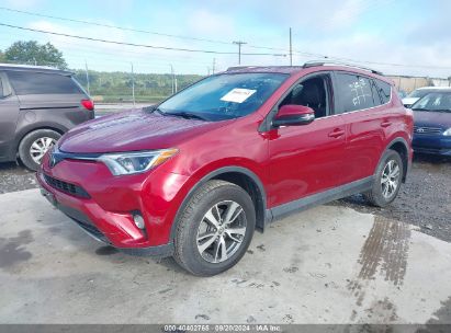 2018 TOYOTA RAV4 XLE Red  Gasoline 2T3RFREV5JW838861 photo #3