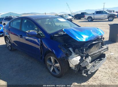 2018 KIA FORTE LX Blue  Gasoline 3KPFL4A78JE224341 photo #1