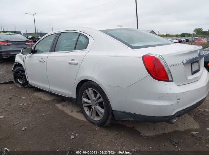 2010 LINCOLN MKS White  Gasoline 1LNHL9ERXAG616489 photo #4