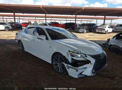 2018 LEXUS GS 350 F SPORT White  Gasoline JTHBZ1BL5JA015454 photo #1