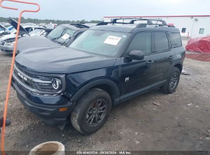 2023 FORD BRONCO SPORT BIG BEND Dark Blue  Gasoline 3FMCR9B62PRD51894 photo #3