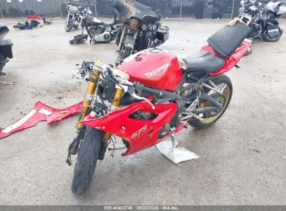 2008 TRIUMPH MOTORCYCLE DAYTONA 675 Red  Other SMTD00NS58J317744 photo #3