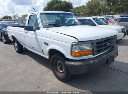 1996 FORD F250 White  Gasoline 2FTHF25H8TCA65977 photo #1