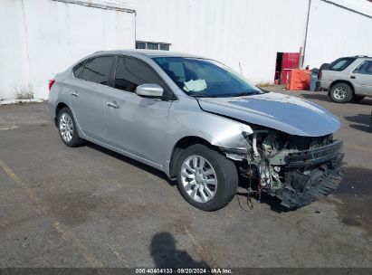 2019 NISSAN SENTRA S Silver  Gasoline 3N1AB7AP0KY454845 photo #1