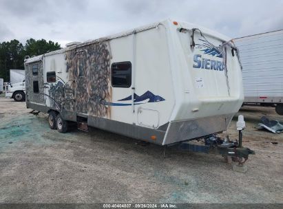 2007 SIERRA FOREST RIVER TRAVEL TRAILER White  Other 4X4TSEB227J031476 photo #1