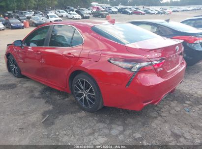 2022 TOYOTA CAMRY SE Red  Gasoline 4T1G11AK5NU041902 photo #4