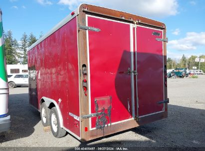 2002 PACE AMERICAN 14' ENCLOSED TRAILER Red  Other 4P2UB14252U033684 photo #4