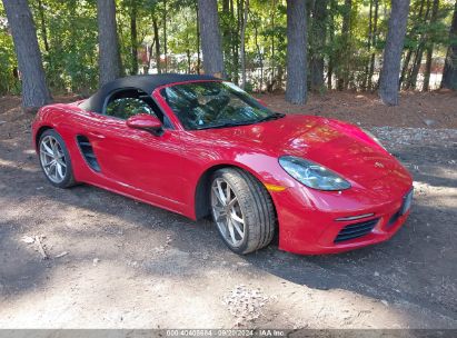 2019 PORSCHE 718 BOXSTER Red  Gasoline WP0CA2A81KS211001 photo #1