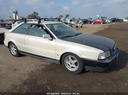 1990 AUDI COUPE QUATTRO Cream coupe gas WAUGE58B2LA017347 photo #1