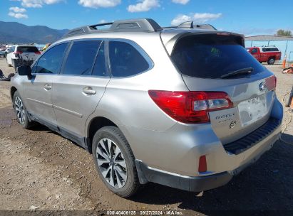 2017 SUBARU OUTBACK 2.5I LIMITED Silver  Gasoline 4S4BSANC5H3385041 photo #4