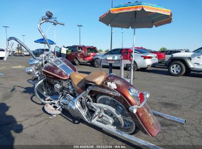 2015 HARLEY-DAVIDSON FLSTN SOFTAIL DELUXE Orange  Gasoline 1HD1JDV36FB017389 photo #4