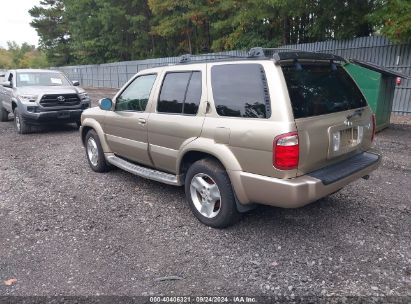 2002 INFINITI QX4 LUXURY Gold  Gasoline JNRDR09Y02W262570 photo #4