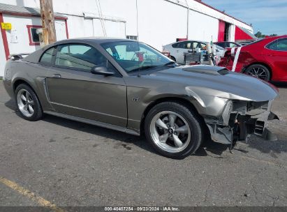 2002 FORD MUSTANG GT Gray  Gasoline 1FAFP42X12F207820 photo #1