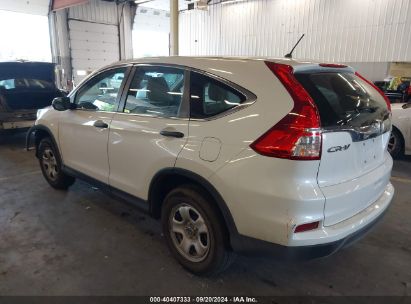 2016 HONDA CR-V LX White  Gasoline 5J6RM4H33GL071259 photo #4