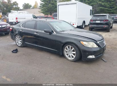 2009 LEXUS LS 460 Black  Gasoline JTHCL46F695000378 photo #1