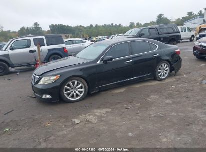 2009 LEXUS LS 460 Black  Gasoline JTHCL46F695000378 photo #3