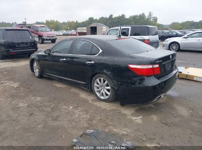 2009 LEXUS LS 460 Black  Gasoline JTHCL46F695000378 photo #4