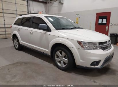 2012 DODGE JOURNEY SXT White  Gasoline 3C4PDCBB1CT390990 photo #1