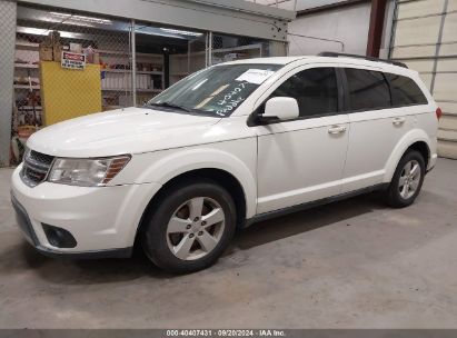 2012 DODGE JOURNEY SXT White  Gasoline 3C4PDCBB1CT390990 photo #3