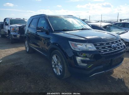 2016 FORD EXPLORER XLT Black  Gasoline 1FM5K8D87GGC64859 photo #1